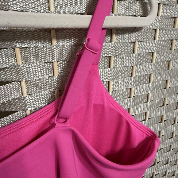 Athleta Scoop One Piece Swimsuit Women Size L Bright Pink NEW with Tag - Picture 5 of 12
